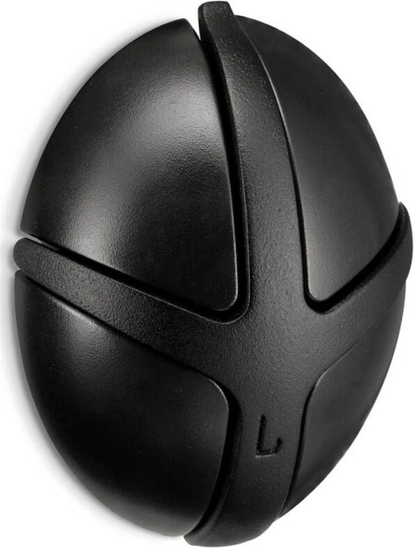 Spinder Design Tick Kapstok met Zwart Metalen Haak Zwart