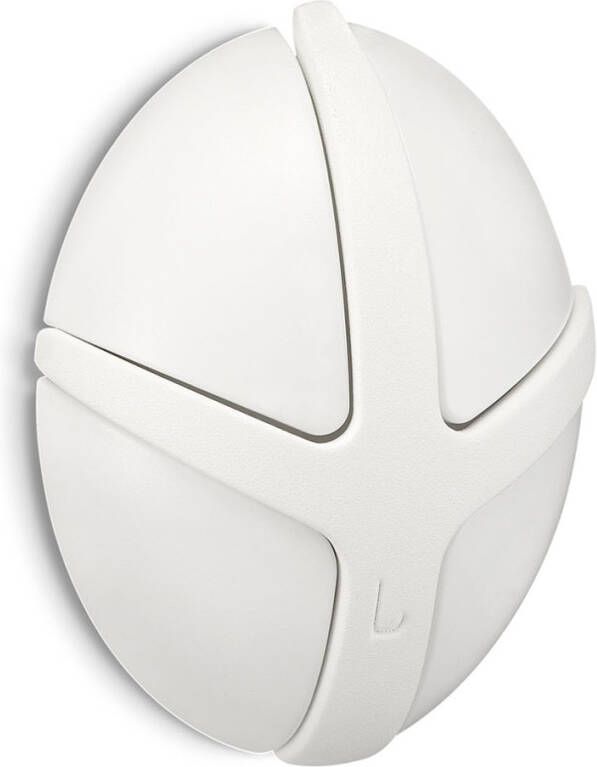 Spinder Design Tick Kapstok met Wit Metalen Haak Wit