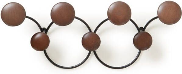 Umbra Dotsy Kapstok Zwart/Walnoot