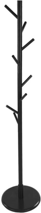 QUVIO Staande kapstok hout Zwart