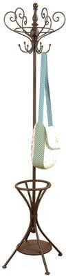 Clayre & Eef Kapstok Staand 40067 50*50*180 Cm Bruin Ijzer