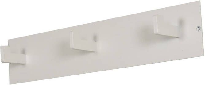 Spinder Design Leatherman Kapstok met 3 Haken Wit